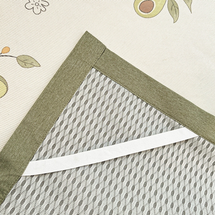 91家纺网 家纺一手货源 找家纺 迪乐妮 2025新款印花真冰藤冰凉席 牛油果