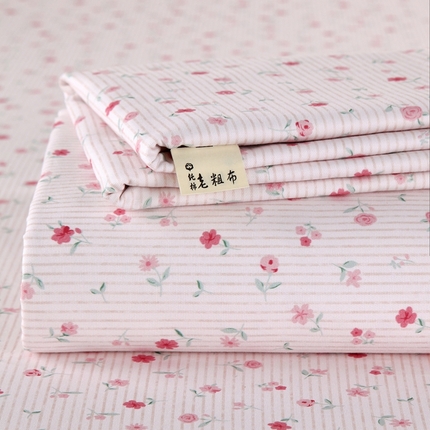 爱彼2025新款华夫格全棉纯棉老粗布床单凉席-系列三 粉暖暖