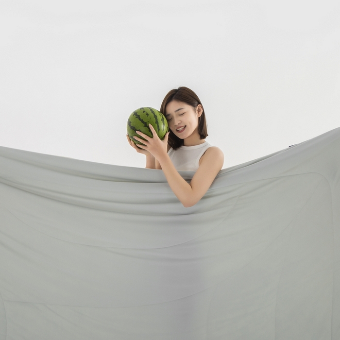 91家纺网 家纺一手货源 找家纺 锦禾穗 2025新款高克重双面锦氨凉感冰菓裸感被 高级灰