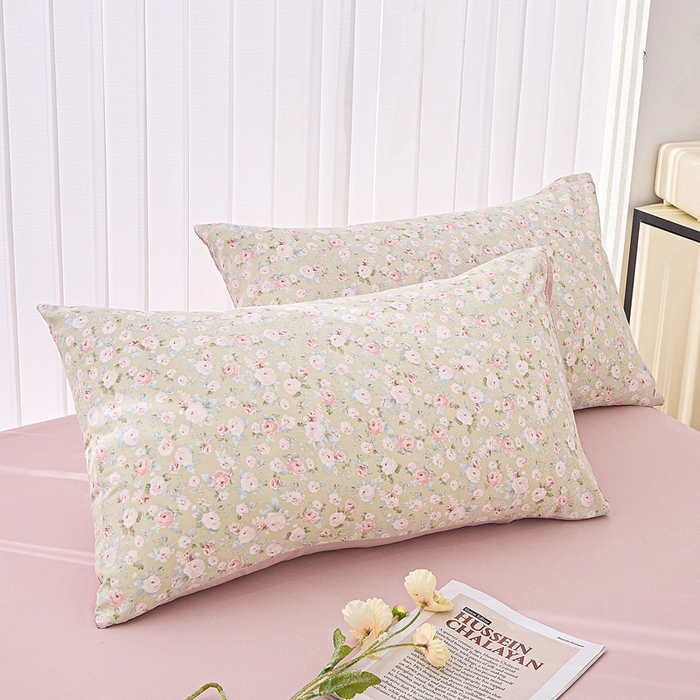 91家纺网 家纺一手货源 找家纺 蕾诺家纺 2025新款直播新款A类有氧提花云纱棉圆角吊边工艺四件套学生三件套 晚安生活