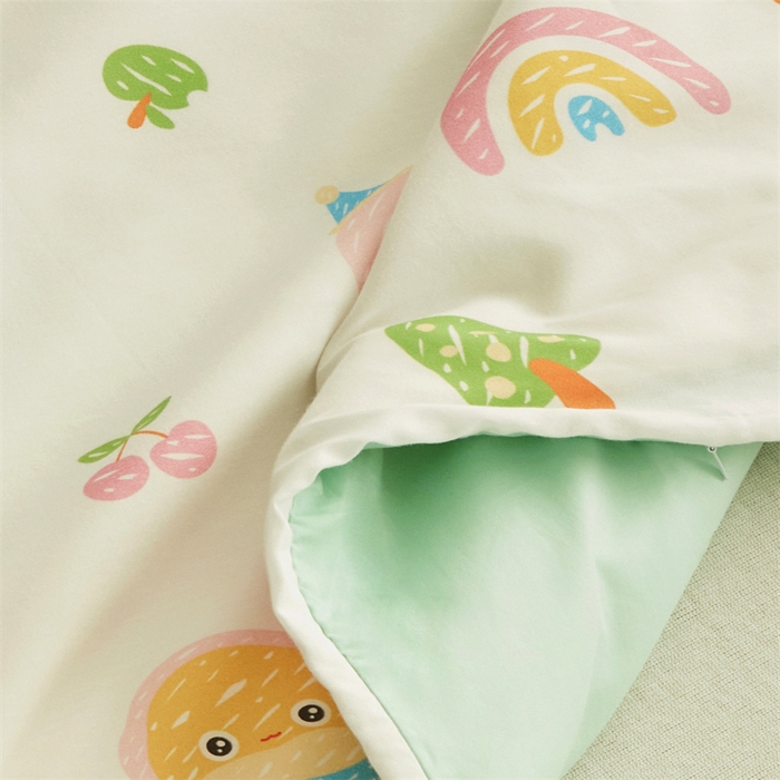 91家纺网 家纺一手货源 找家纺 艾佳宝贝 2025A类儿童全棉多功能单被套可拆式夏被四季被子 贪吃蛇