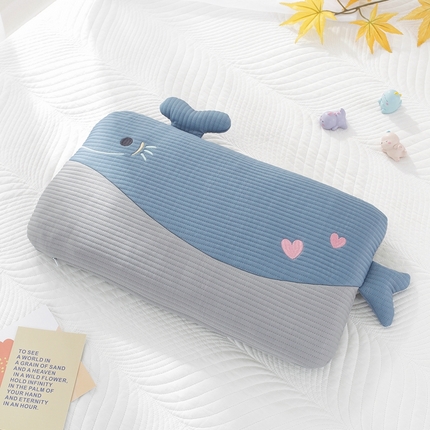 91家纺网 家纺一手货源 找家纺 （总）温蔓2025新款TW卡通鲸鱼记忆棉面包枕