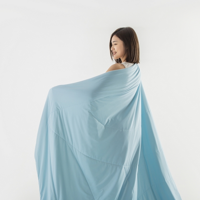 91家纺网 家纺一手货源 找家纺 （总）锦禾穗 2025新款高克重双面锦氨凉感冰菓裸感被