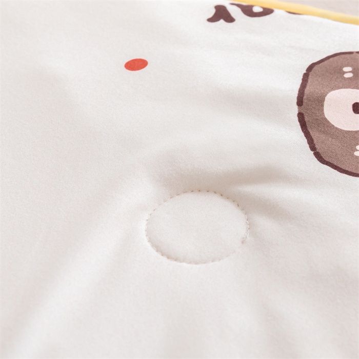 91家纺网 家纺一手货源 找家纺 （总）艾佳宝贝 2025新款A类豆豆针织儿童多功能盖毯安抚夏被-实拍