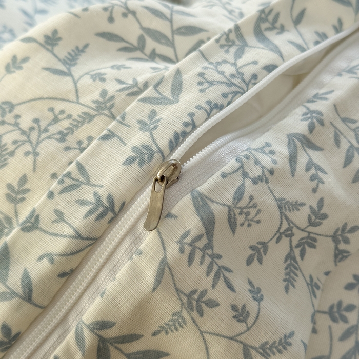 91家纺网 家纺一手货源 找家纺 塔塔家居  2025新款全棉纯棉双层纱被套单品单被套被套单件 绿野