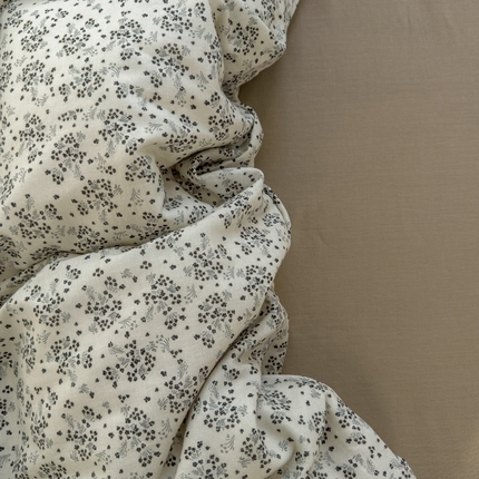 91家纺网 家纺一手货源 找家纺 塔塔家居  2025新款全棉纯棉双层纱被套单品单被套被套单件 素予