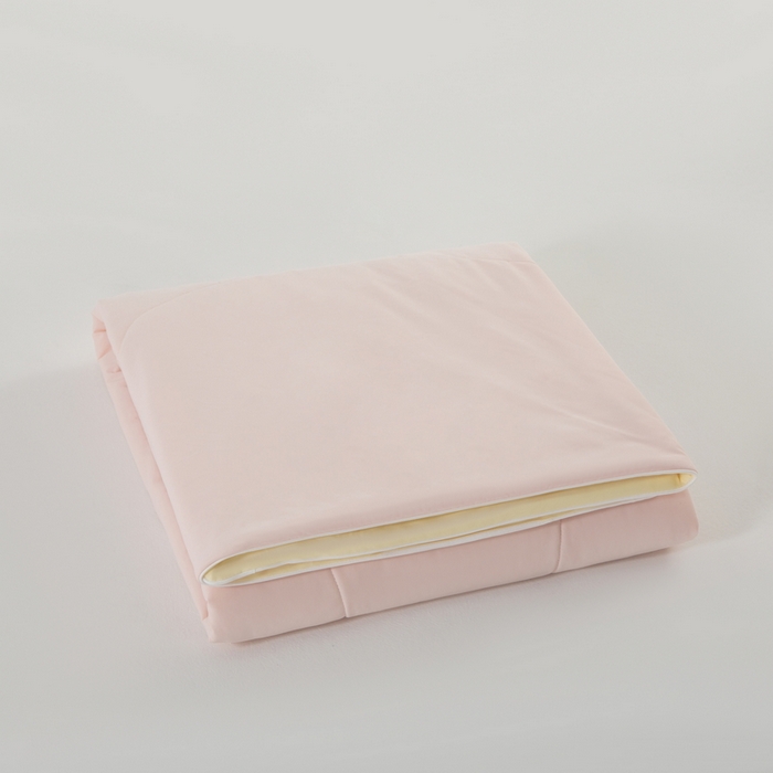 91家纺网 家纺一手货源 找家纺 佳居缘 2025新款锦氨冰川凉感冰菓裸感被 少女粉