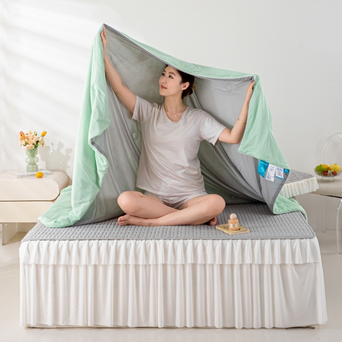 91家纺网 家纺一手货源 找家纺 （总）2025新款直播新款凉感丝超柔印花夏凉被