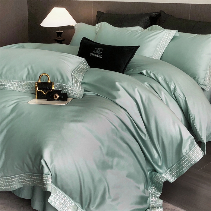 91家纺网 家纺一手货源 找家纺 （总）保罗圣迪奥 2025新款简约款全棉长绒棉四件套—星阑