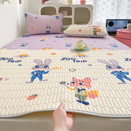 91家纺网 家纺一手货源 找家纺 （总）贝扬思家纺 2025新款亲肤舒适可爱乳胶凉席席子系列