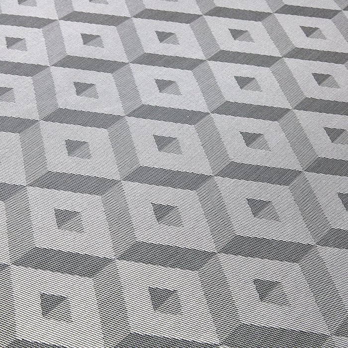 91家纺网 家纺一手货源 找家纺 全季家居 2025新款5A抗菌3D立体冰柔凉感冰丝席 格调-银灰 床笠款