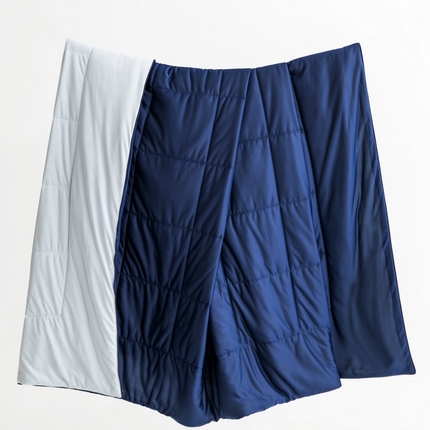 恩和家纺 2025新款优睡眠控温双感被 深睡蓝