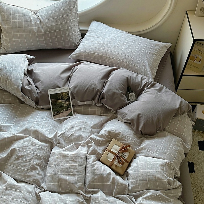 91家纺网 家纺一手货源 找家纺 （总）田野 2025新款全棉水洗棉提花锦绣系列四件套