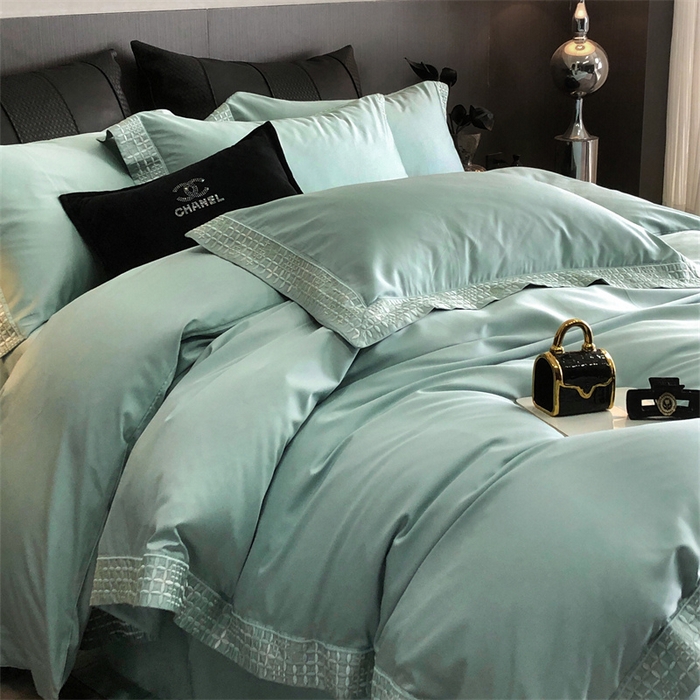 91家纺网 家纺一手货源 找家纺 （总）保罗圣迪奥 2025新款简约款全棉长绒棉四件套—星阑