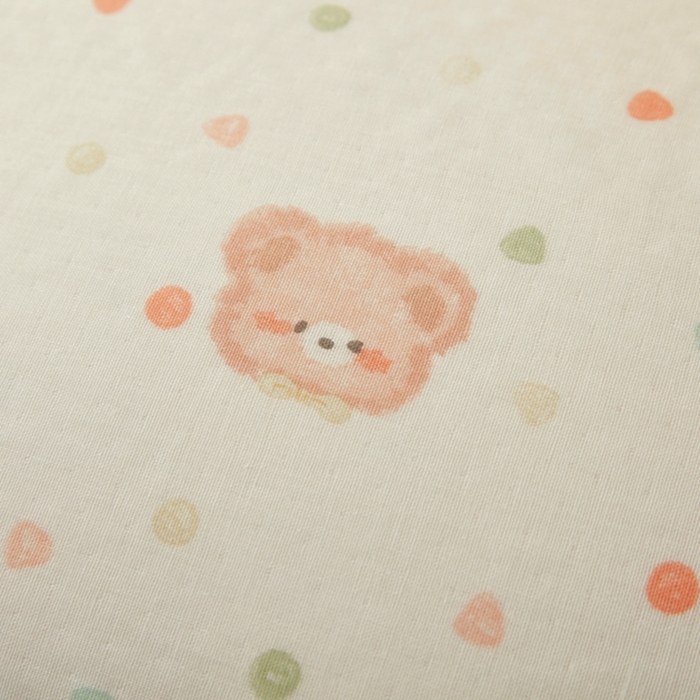 91家纺网 家纺一手货源 找家纺 2025款A类母婴级全棉双层纱枕套_4032 仔仔熊