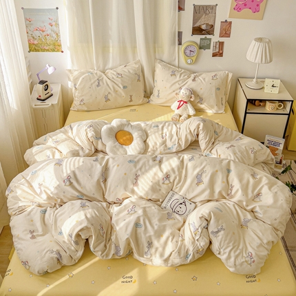 耀悦家纺 2025新款12868纯棉四件套全棉套件第二弹 星光梦幻游乐园