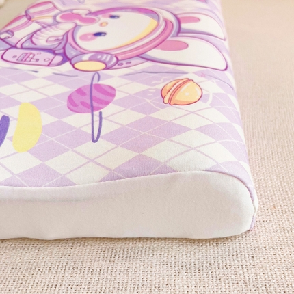 91家纺网 家纺一手货源 找家纺 （总）梵赫 2025新款全棉A类儿童针织棉记忆枕（可拆卸）