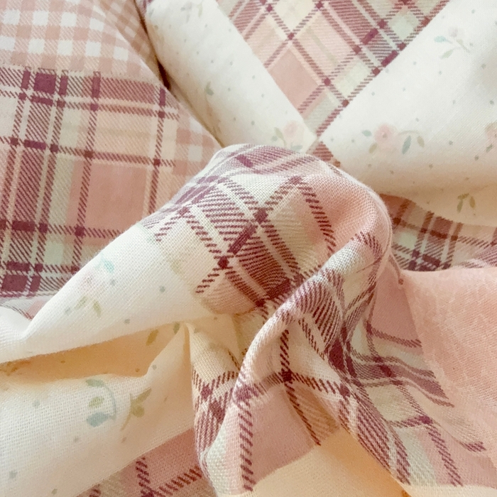 91家纺网 家纺一手货源 找家纺 于果 2025新款全棉双层纱花边款 达令