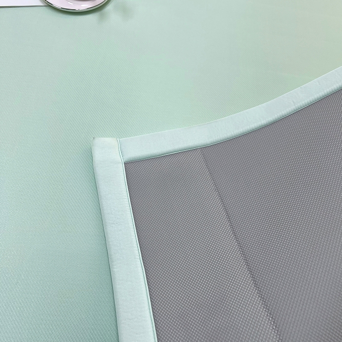 91家纺网 家纺一手货源 找家纺 全季家居 2025新款5A抗菌ICE系列凉感冰丝席 水绿 床席款