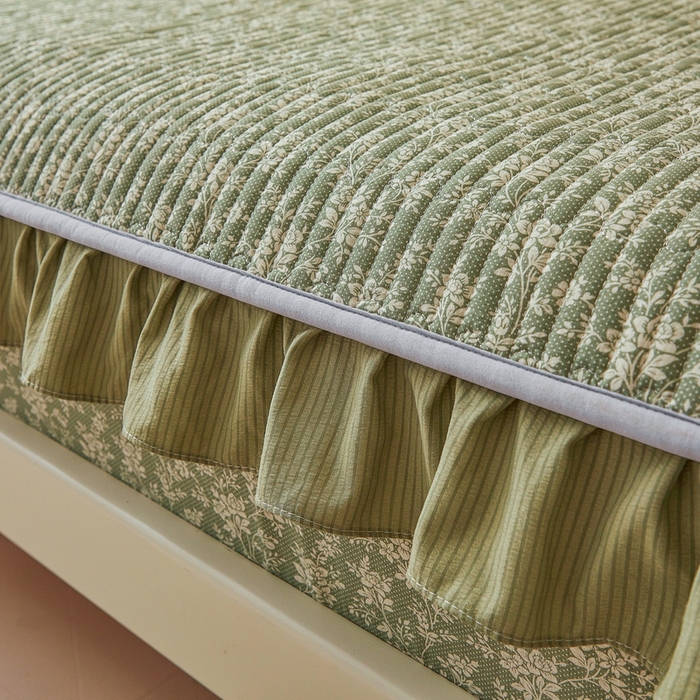 91家纺网 家纺一手货源 找家纺 （总）爱思凯家纺 2025新款花边-泡泡棉夹棉床笠