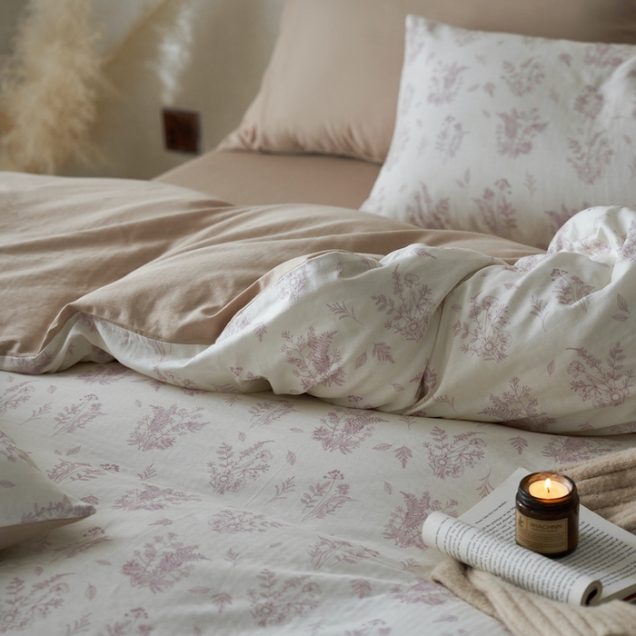 91家纺网 家纺一手货源 找家纺 千朵森 2025新款高品质ins风A类全棉纯棉双层纱四件套（泽塔斯） 泽塔斯-洛川