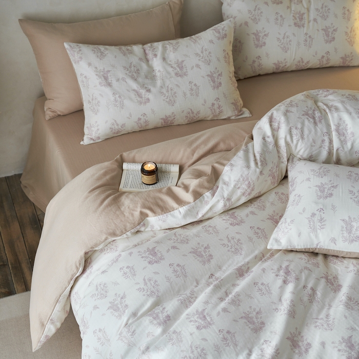 91家纺网 家纺一手货源 找家纺 千朵森 2025新款高品质ins风A类全棉纯棉双层纱四件套（泽塔斯） 泽塔斯-洛川