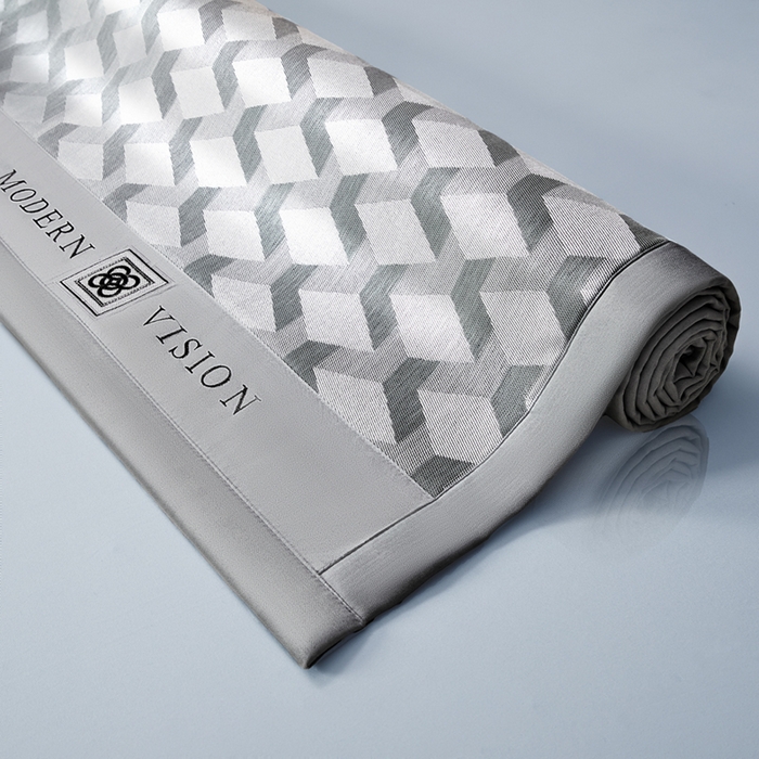 91家纺网 家纺一手货源 找家纺 全季家居 2025新款5A抗菌3D立体冰柔凉感冰丝席 菱形-银灰 床席款