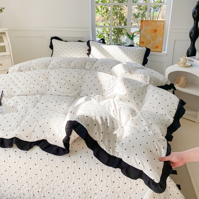 91家纺网 家纺一手货源 找家纺 （总）佳品居 2025新款赫本风床盖四件套