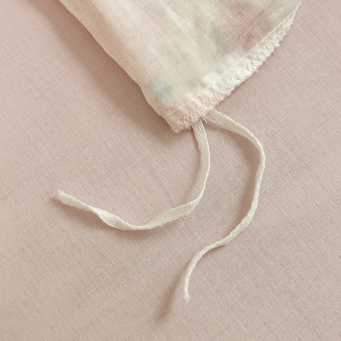 91家纺网 家纺一手货源 找家纺 塔塔家居  2025新款全棉纯棉双层纱四件套 草莓酱·粉