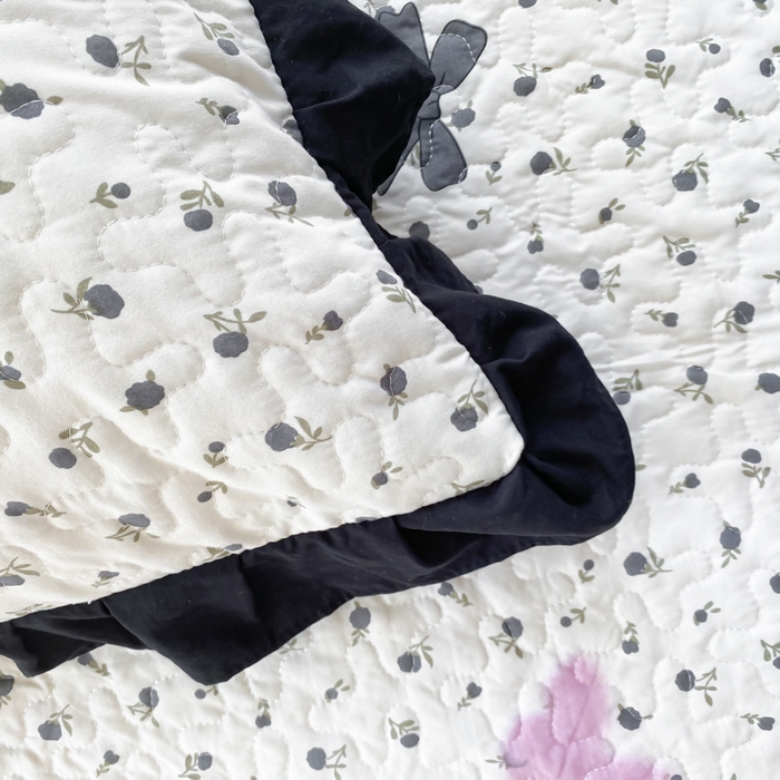 91家纺网 家纺一手货源 找家纺 佳品居 2025新款赫本风床盖四件套 赫本风-蝴蝶花