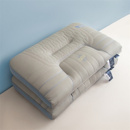 91家纺网 家纺一手货源 找家纺 麦肯锡 2025新款零压深睡枕枕头枕芯 零压深睡枕-灰  40x60cm/只