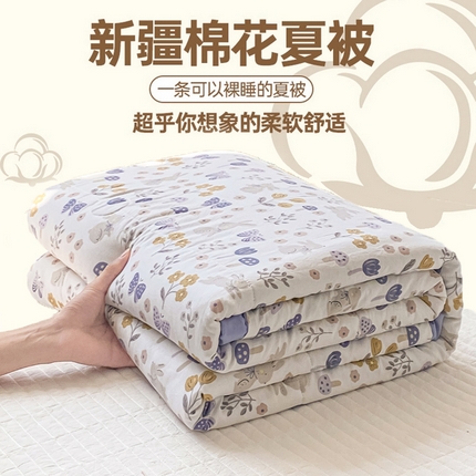 91家纺网 家纺一手货源 找家纺 （总）好睡棉 2025新款柔软裸睡级水洗棉夏被新疆棉花被夏凉被空调被被子