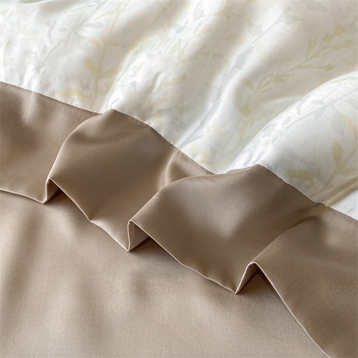 91家纺网 家纺一手货源 找家纺 本制 2025新款水洗真丝印花夏被夏凉被空调被 空山雪+烟灰