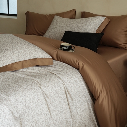 91家纺网 家纺一手货源 找家纺 （总）本制 2025新款水洗真丝印花四件套