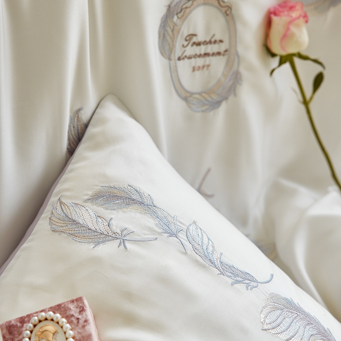 91家纺网 家纺一手货源 找家纺 初拾 2025新款60支奥地利进口兰精天丝四件套-岛羽 岛羽-薰衣草紫