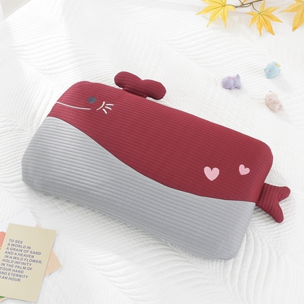 91家纺网 家纺一手货源 找家纺 （总）温蔓2025新款TW卡通鲸鱼记忆棉面包枕