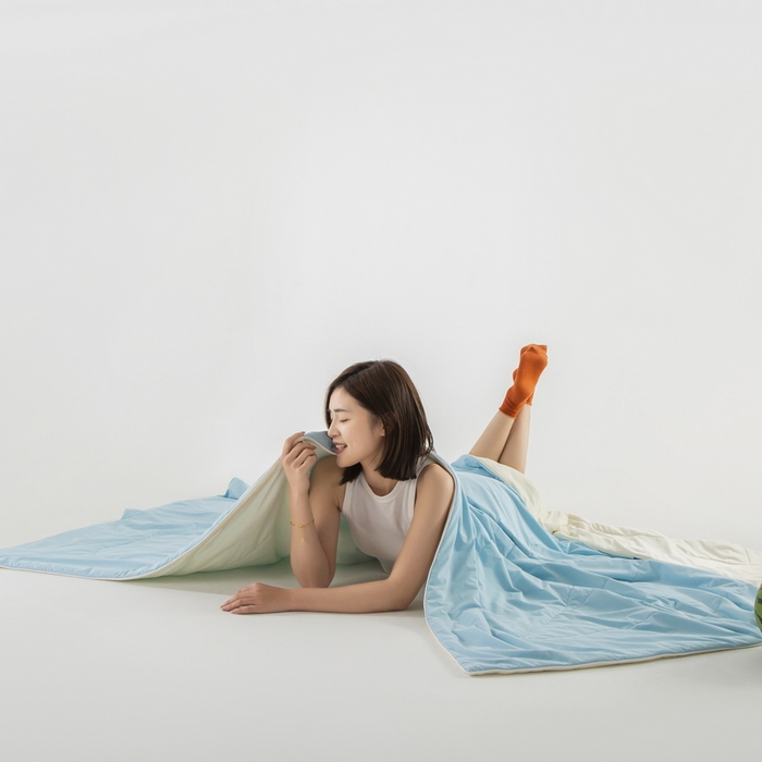 91家纺网 家纺一手货源 找家纺 （总）佳居缘 2025新款锦氨冰川凉感冰菓裸感被