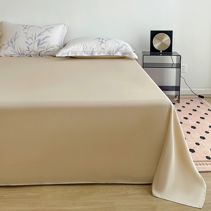 91家纺网 家纺一手货源 找家纺 棉生活家纺 2025新款天丝莱赛尔印花四件套 春晓雨梦