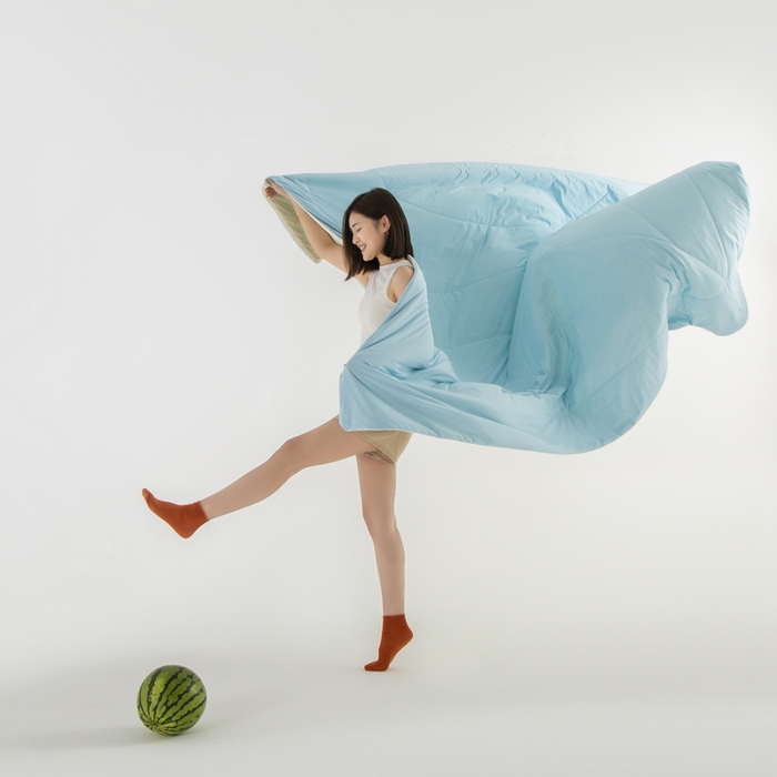 91家纺网 家纺一手货源 找家纺 （总）佳居缘 2025新款锦氨冰川凉感冰菓裸感被