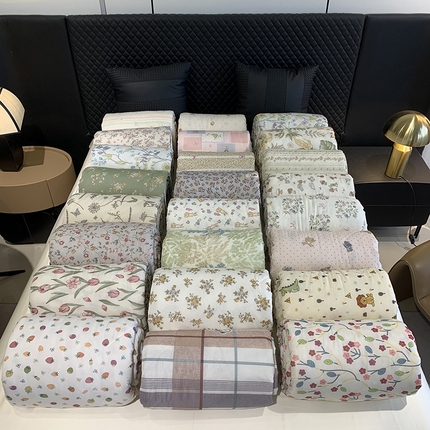 91家纺网 家纺一手货源 找家纺 （总）奈萝家纺 2025新款冰皮凉感丝夏被空调被