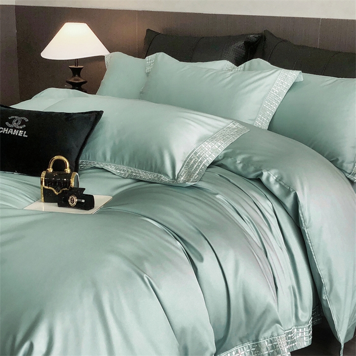 91家纺网 家纺一手货源 找家纺 （总）保罗圣迪奥 2025新款简约款全棉长绒棉四件套—星阑