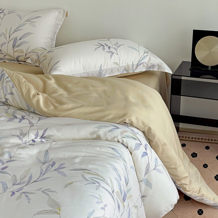 91家纺网 家纺一手货源 找家纺 （总）棉生活家纺 2025新款天丝莱赛尔印花四件套