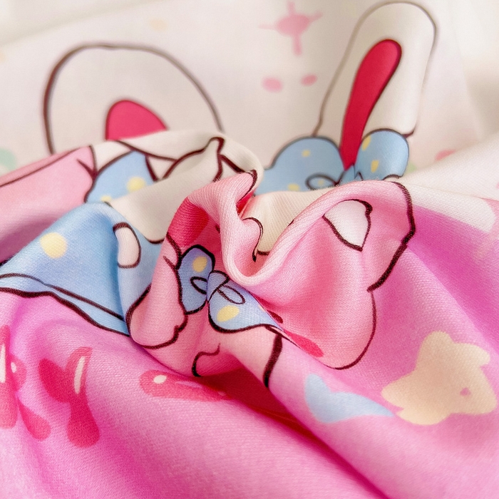 91家纺网 家纺一手货源 找家纺 梵赫 2025新款全棉A类儿童针织棉记忆枕（可拆卸） 小兔乖乖 30*50  含芯