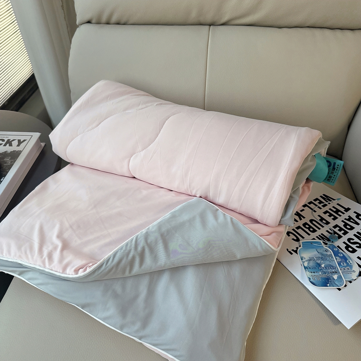 91家纺网 家纺一手货源 找家纺 （总）兜米 2025夏季玻尿酸凉感冰皮被夏凉被空调被