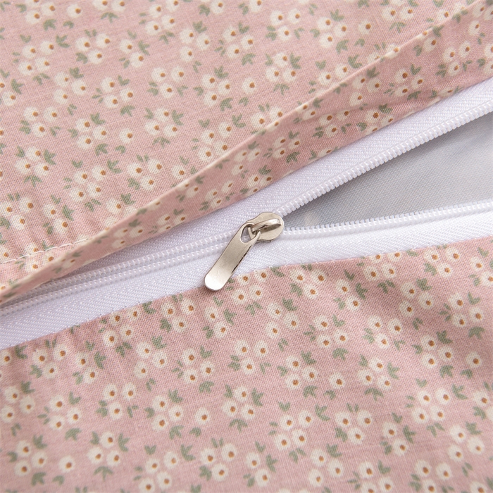 91家纺网 家纺一手货源 找家纺 大熊枕芯 2025新款熊猫全棉碎花荞麦枕 熊猫荞麦枕-粉