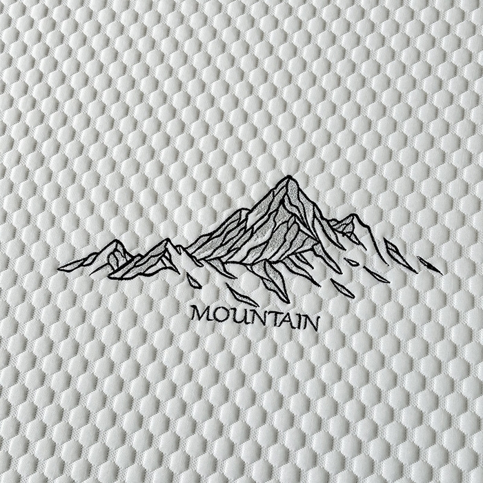 91家纺网 家纺一手货源 找家纺 澳梵家居 2025新款PE中分子A类凉感豆豆刺绣软凉席 冰川-高级白