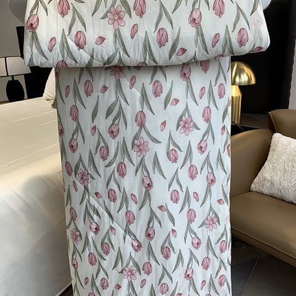 91家纺网 家纺一手货源 找家纺 （总）奈萝家纺 2025新款冰皮凉感丝夏被空调被