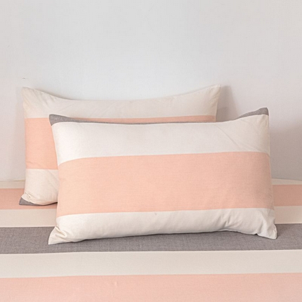 91家纺网 家纺一手货源 找家纺 （总）优眠坊 2025新款全棉色织水洗棉枕套