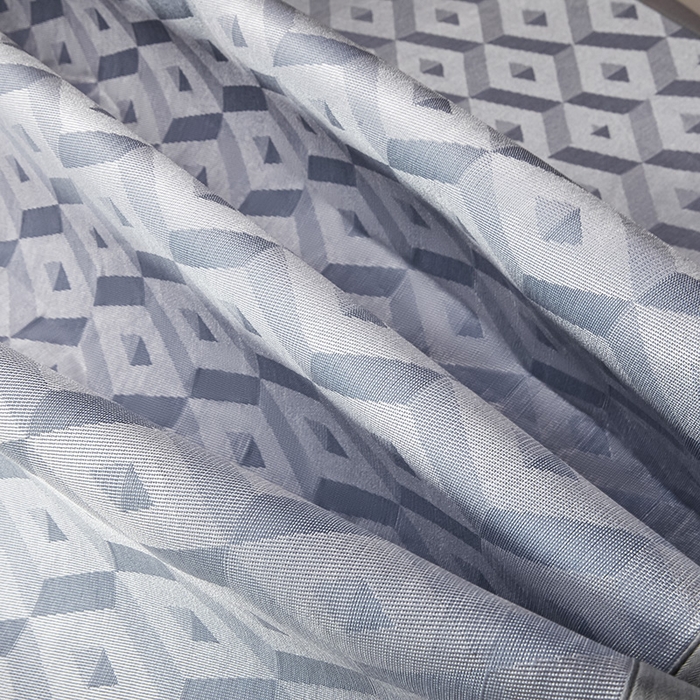 91家纺网 家纺一手货源 找家纺 全季家居 2025新款5A抗菌3D立体冰柔凉感冰丝席 格调-天蓝 床席款