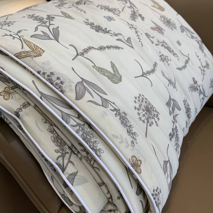 91家纺网 家纺一手货源 找家纺 （总）奈萝家纺 2025新款冰皮凉感丝夏被空调被